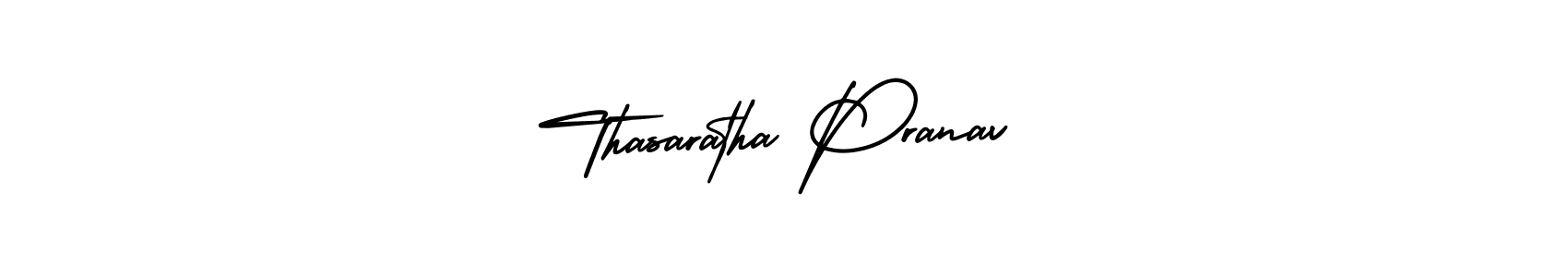 How to Draw Thasaratha Pranav signature style? AmerikaSignatureDemo-Regular is a latest design signature styles for name Thasaratha Pranav. Thasaratha Pranav signature style 3 images and pictures png