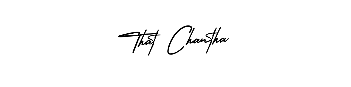 This is the best signature style for the That Chantha name. Also you like these signature font (AmerikaSignatureDemo-Regular). Mix name signature. That Chantha signature style 3 images and pictures png