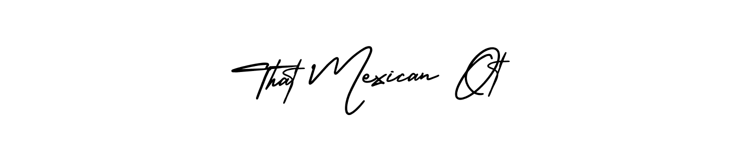 How to make That Mexican Ot name signature. Use AmerikaSignatureDemo-Regular style for creating short signs online. This is the latest handwritten sign. That Mexican Ot signature style 3 images and pictures png
