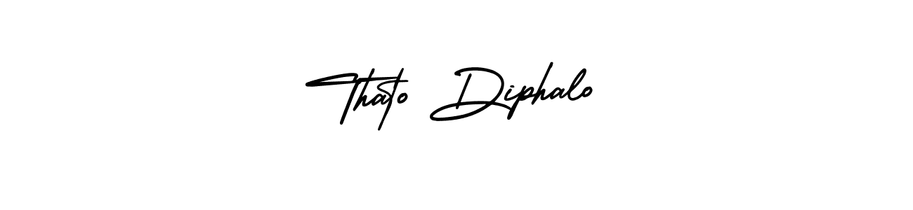 This is the best signature style for the Thato Diphalo name. Also you like these signature font (AmerikaSignatureDemo-Regular). Mix name signature. Thato Diphalo signature style 3 images and pictures png