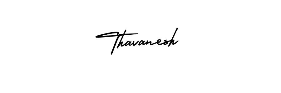 Design your own signature with our free online signature maker. With this signature software, you can create a handwritten (AmerikaSignatureDemo-Regular) signature for name Thavanesh. Thavanesh signature style 3 images and pictures png