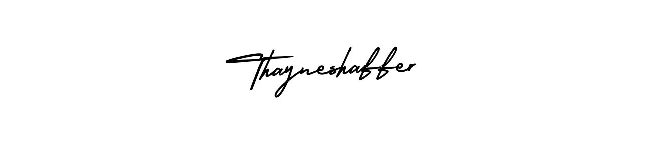 This is the best signature style for the Thayneshaffer name. Also you like these signature font (AmerikaSignatureDemo-Regular). Mix name signature. Thayneshaffer signature style 3 images and pictures png