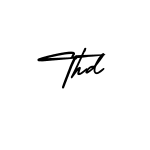 Also we have Thd name is the best signature style. Create professional handwritten signature collection using AmerikaSignatureDemo-Regular autograph style. Thd signature style 3 images and pictures png