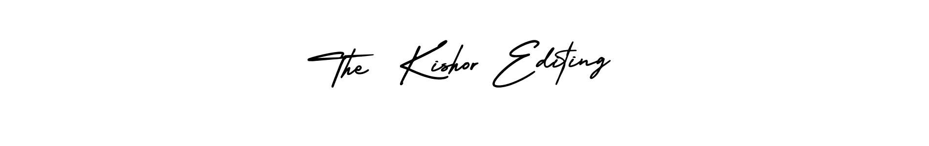 You can use this online signature creator to create a handwritten signature for the name The  Kishor Editing. This is the best online autograph maker. The  Kishor Editing signature style 3 images and pictures png