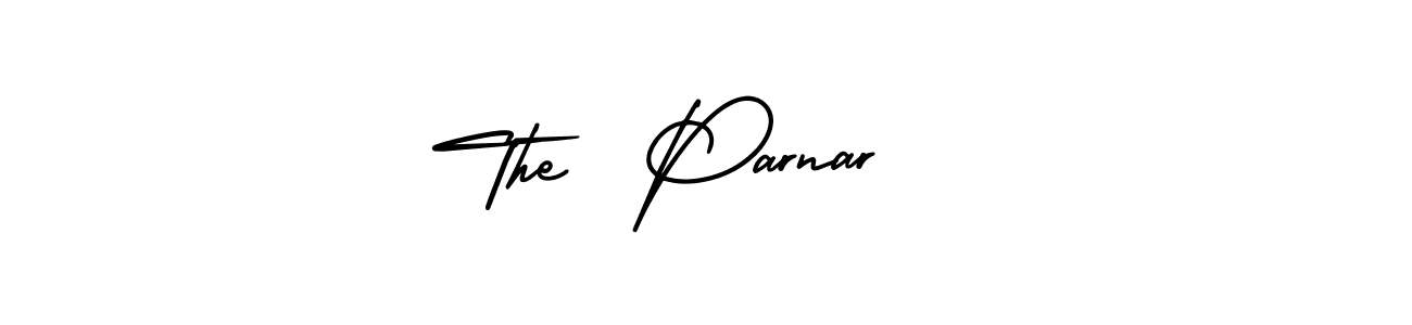 How to Draw The  Parnar   signature style? AmerikaSignatureDemo-Regular is a latest design signature styles for name The  Parnar  . The  Parnar   signature style 3 images and pictures png