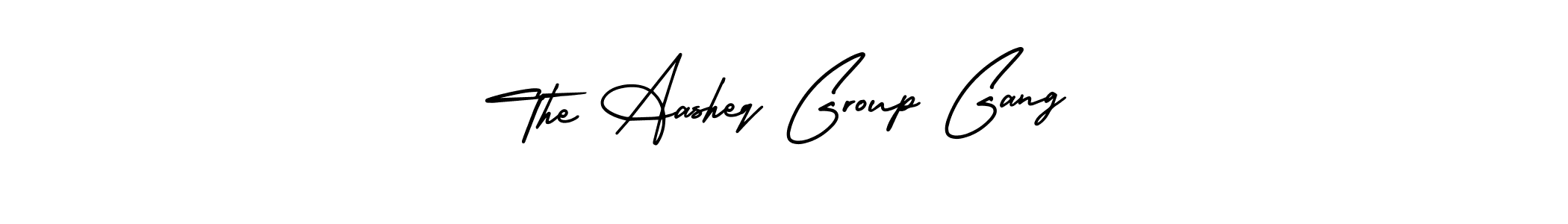 How to make The Aasheq Group Gang name signature. Use AmerikaSignatureDemo-Regular style for creating short signs online. This is the latest handwritten sign. The Aasheq Group Gang signature style 3 images and pictures png