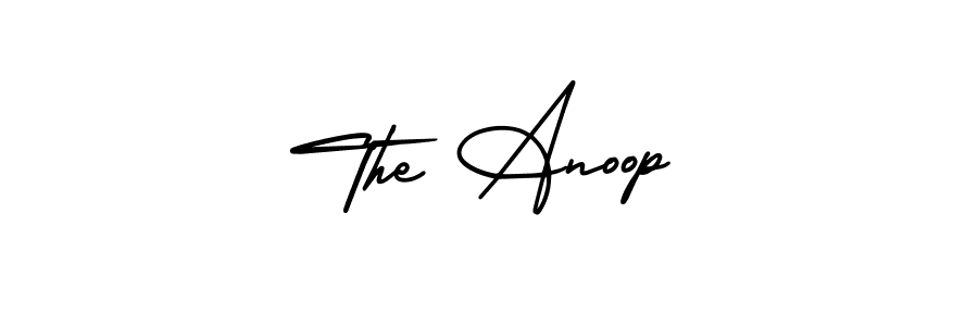 Make a beautiful signature design for name The Anoop. With this signature (AmerikaSignatureDemo-Regular) style, you can create a handwritten signature for free. The Anoop signature style 3 images and pictures png