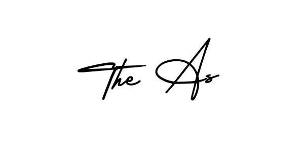 Also You can easily find your signature by using the search form. We will create The As name handwritten signature images for you free of cost using AmerikaSignatureDemo-Regular sign style. The As signature style 3 images and pictures png