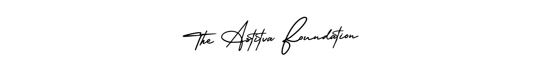 The Astitva Foundation stylish signature style. Best Handwritten Sign (AmerikaSignatureDemo-Regular) for my name. Handwritten Signature Collection Ideas for my name The Astitva Foundation. The Astitva Foundation signature style 3 images and pictures png