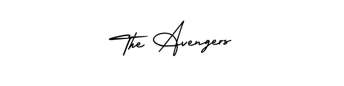 You should practise on your own different ways (AmerikaSignatureDemo-Regular) to write your name (The Avengers) in signature. don't let someone else do it for you. The Avengers signature style 3 images and pictures png