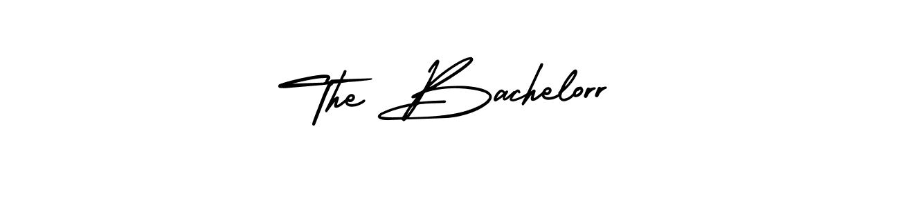 Use a signature maker to create a handwritten signature online. With this signature software, you can design (AmerikaSignatureDemo-Regular) your own signature for name The Bachelorr. The Bachelorr signature style 3 images and pictures png