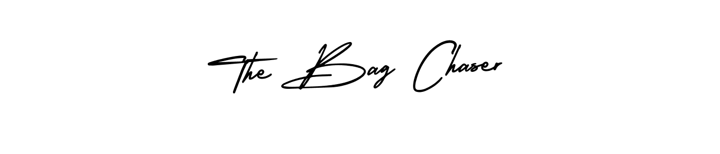 The Bag Chaser stylish signature style. Best Handwritten Sign (AmerikaSignatureDemo-Regular) for my name. Handwritten Signature Collection Ideas for my name The Bag Chaser. The Bag Chaser signature style 3 images and pictures png
