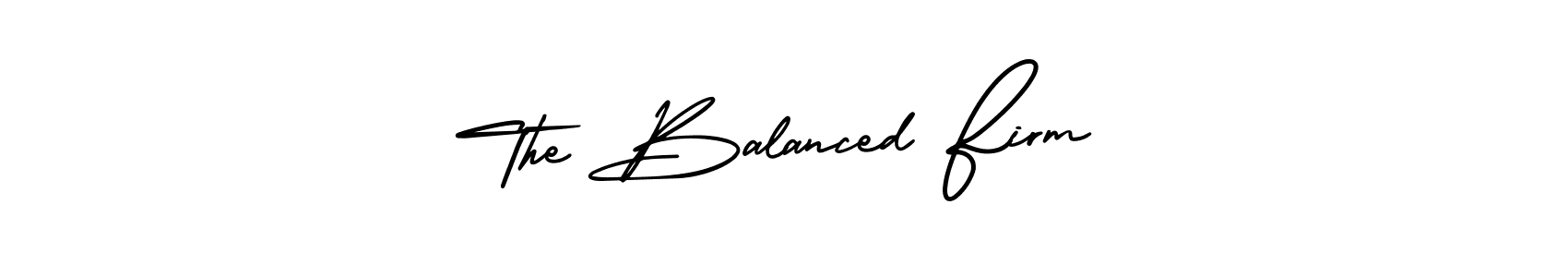 Also You can easily find your signature by using the search form. We will create The Balanced Firm name handwritten signature images for you free of cost using AmerikaSignatureDemo-Regular sign style. The Balanced Firm signature style 3 images and pictures png