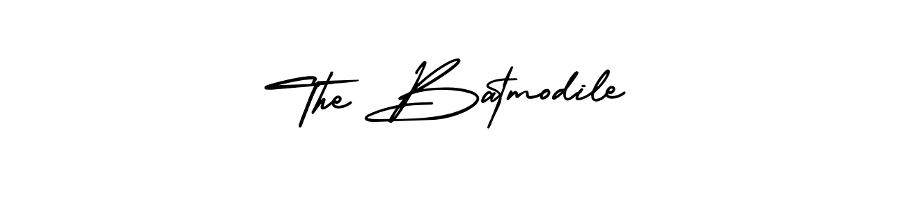 Use a signature maker to create a handwritten signature online. With this signature software, you can design (AmerikaSignatureDemo-Regular) your own signature for name The Batmodile. The Batmodile signature style 3 images and pictures png