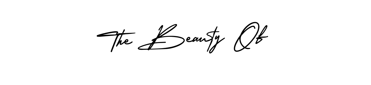 How to make The Beauty Of signature? AmerikaSignatureDemo-Regular is a professional autograph style. Create handwritten signature for The Beauty Of name. The Beauty Of signature style 3 images and pictures png