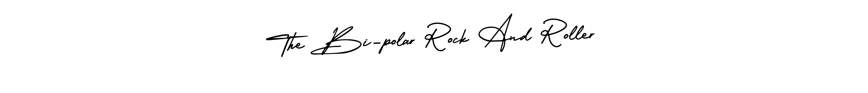 Make a beautiful signature design for name The Bi-polar Rock And Roller. With this signature (AmerikaSignatureDemo-Regular) style, you can create a handwritten signature for free. The Bi-polar Rock And Roller signature style 3 images and pictures png