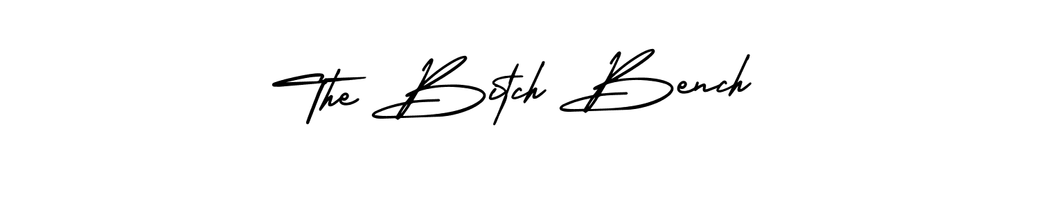 How to make The Bitch Bench signature? AmerikaSignatureDemo-Regular is a professional autograph style. Create handwritten signature for The Bitch Bench name. The Bitch Bench signature style 3 images and pictures png