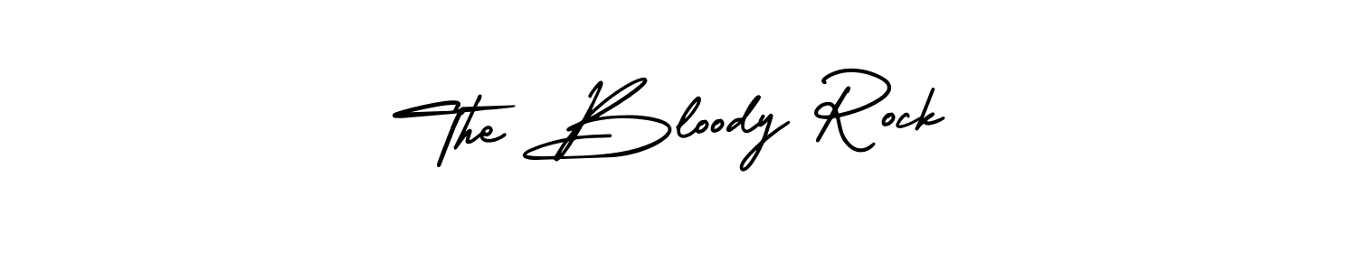 This is the best signature style for the The Bloody Rock name. Also you like these signature font (AmerikaSignatureDemo-Regular). Mix name signature. The Bloody Rock signature style 3 images and pictures png
