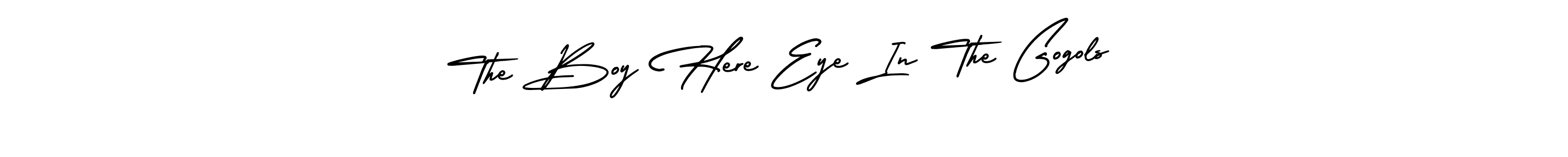 if you are searching for the best signature style for your name The Boy Here Eye In The Gogols. so please give up your signature search. here we have designed multiple signature styles  using AmerikaSignatureDemo-Regular. The Boy Here Eye In The Gogols signature style 3 images and pictures png