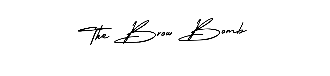Similarly AmerikaSignatureDemo-Regular is the best handwritten signature design. Signature creator online .You can use it as an online autograph creator for name The Brow Bomb. The Brow Bomb signature style 3 images and pictures png