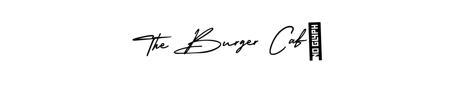 Also we have The Burger Café name is the best signature style. Create professional handwritten signature collection using AmerikaSignatureDemo-Regular autograph style. The Burger Café signature style 3 images and pictures png
