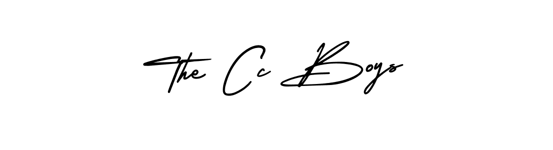 Use a signature maker to create a handwritten signature online. With this signature software, you can design (AmerikaSignatureDemo-Regular) your own signature for name The Cc Boys. The Cc Boys signature style 3 images and pictures png
