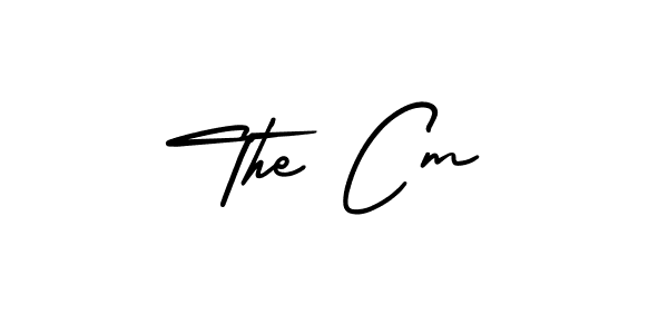 The Cm stylish signature style. Best Handwritten Sign (AmerikaSignatureDemo-Regular) for my name. Handwritten Signature Collection Ideas for my name The Cm. The Cm signature style 3 images and pictures png