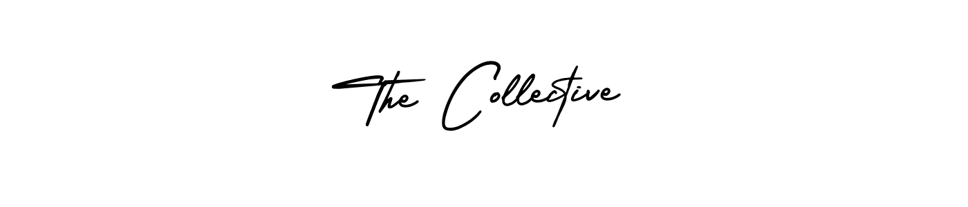 The best way (AmerikaSignatureDemo-Regular) to make a short signature is to pick only two or three words in your name. The name The Collective include a total of six letters. For converting this name. The Collective signature style 3 images and pictures png