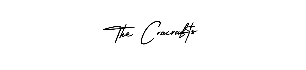 Use a signature maker to create a handwritten signature online. With this signature software, you can design (AmerikaSignatureDemo-Regular) your own signature for name The Cracrafts. The Cracrafts signature style 3 images and pictures png