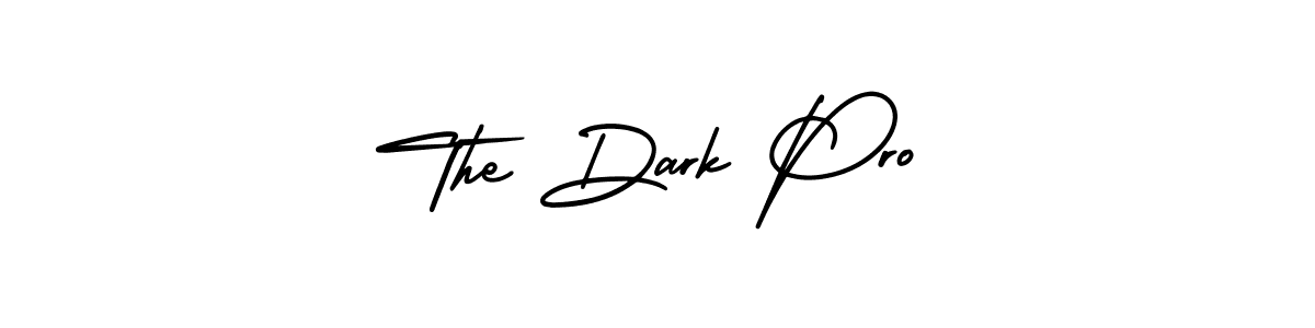 It looks lik you need a new signature style for name The Dark Pro. Design unique handwritten (AmerikaSignatureDemo-Regular) signature with our free signature maker in just a few clicks. The Dark Pro signature style 3 images and pictures png