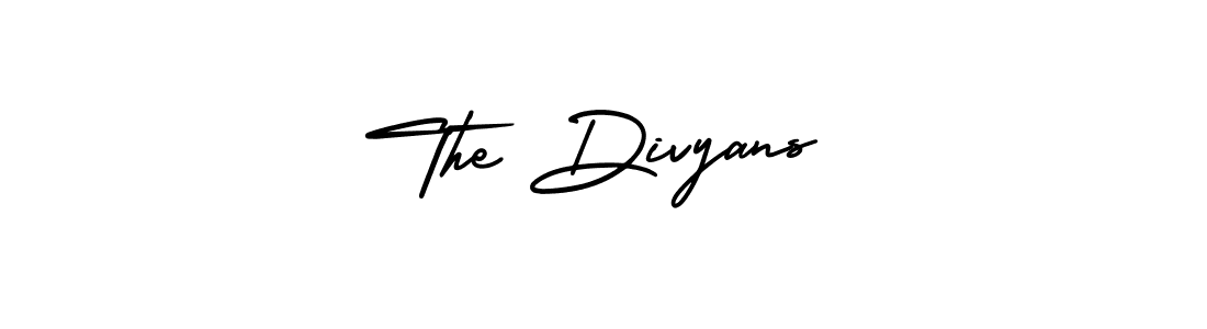 if you are searching for the best signature style for your name The Divyans. so please give up your signature search. here we have designed multiple signature styles  using AmerikaSignatureDemo-Regular. The Divyans signature style 3 images and pictures png