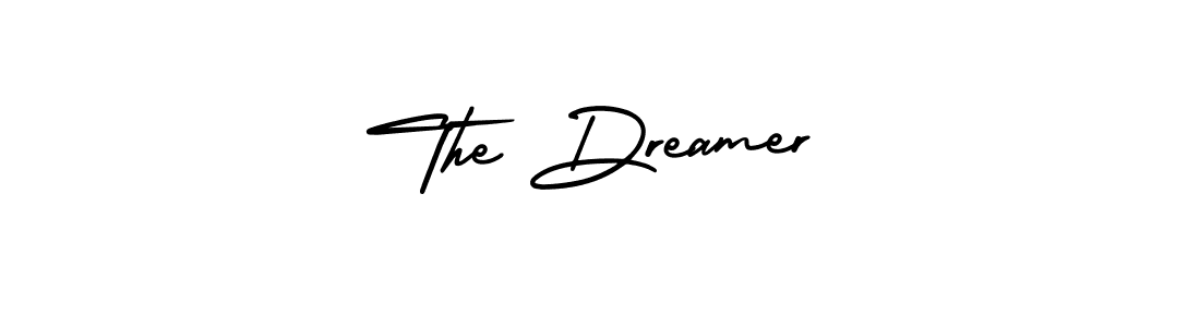 This is the best signature style for the The Dreamer name. Also you like these signature font (AmerikaSignatureDemo-Regular). Mix name signature. The Dreamer signature style 3 images and pictures png