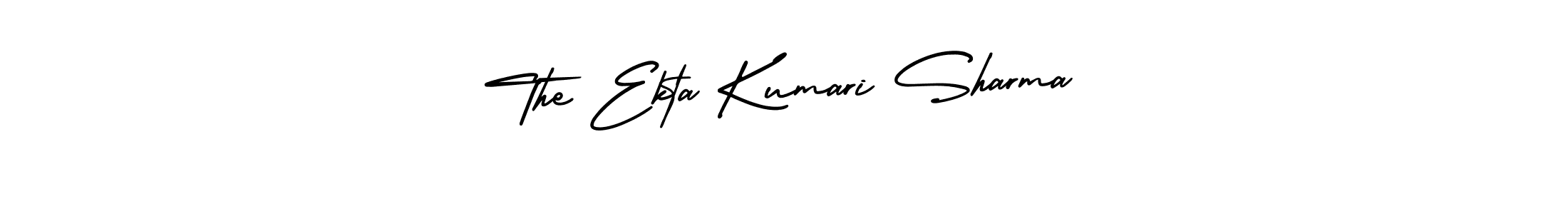 Make a beautiful signature design for name The Ekta Kumari Sharma. Use this online signature maker to create a handwritten signature for free. The Ekta Kumari Sharma signature style 3 images and pictures png