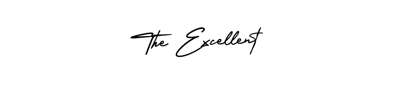 How to make The Excellent name signature. Use AmerikaSignatureDemo-Regular style for creating short signs online. This is the latest handwritten sign. The Excellent signature style 3 images and pictures png