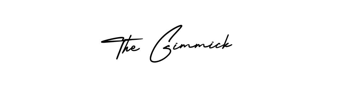 Make a beautiful signature design for name The Gimmick. With this signature (AmerikaSignatureDemo-Regular) style, you can create a handwritten signature for free. The Gimmick signature style 3 images and pictures png