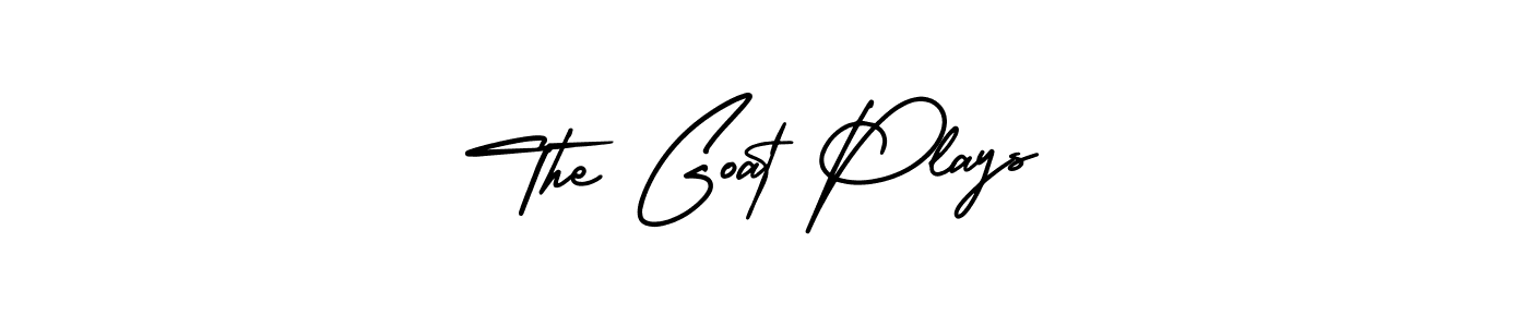 This is the best signature style for the The Goat Plays name. Also you like these signature font (AmerikaSignatureDemo-Regular). Mix name signature. The Goat Plays signature style 3 images and pictures png