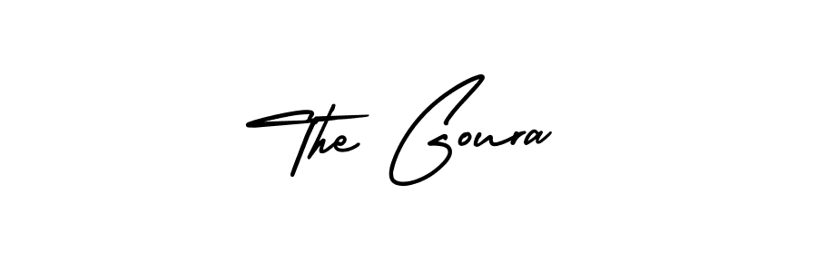 Make a beautiful signature design for name The Goura. Use this online signature maker to create a handwritten signature for free. The Goura signature style 3 images and pictures png