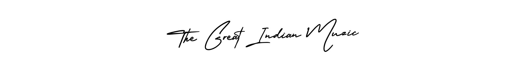 The Great Indian Muzic stylish signature style. Best Handwritten Sign (AmerikaSignatureDemo-Regular) for my name. Handwritten Signature Collection Ideas for my name The Great Indian Muzic. The Great Indian Muzic signature style 3 images and pictures png