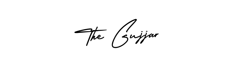 Design your own signature with our free online signature maker. With this signature software, you can create a handwritten (AmerikaSignatureDemo-Regular) signature for name The Gujjar. The Gujjar signature style 3 images and pictures png