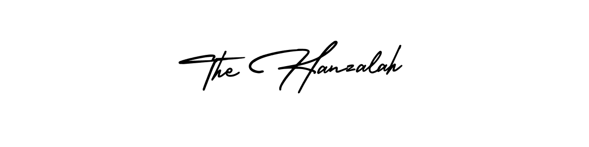 Create a beautiful signature design for name The Hanzalah. With this signature (AmerikaSignatureDemo-Regular) fonts, you can make a handwritten signature for free. The Hanzalah signature style 3 images and pictures png