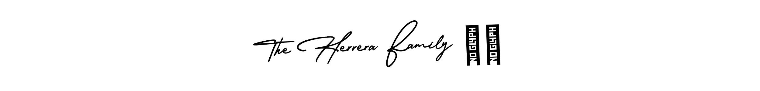 Once you've used our free online signature maker to create your best signature AmerikaSignatureDemo-Regular style, it's time to enjoy all of the benefits that The Herrera Family ❤️ name signing documents. The Herrera Family ❤️ signature style 3 images and pictures png