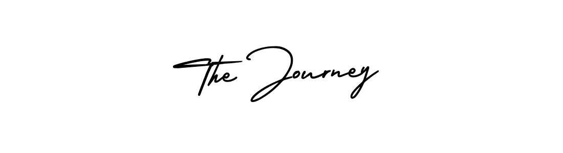 The Journey stylish signature style. Best Handwritten Sign (AmerikaSignatureDemo-Regular) for my name. Handwritten Signature Collection Ideas for my name The Journey. The Journey signature style 3 images and pictures png