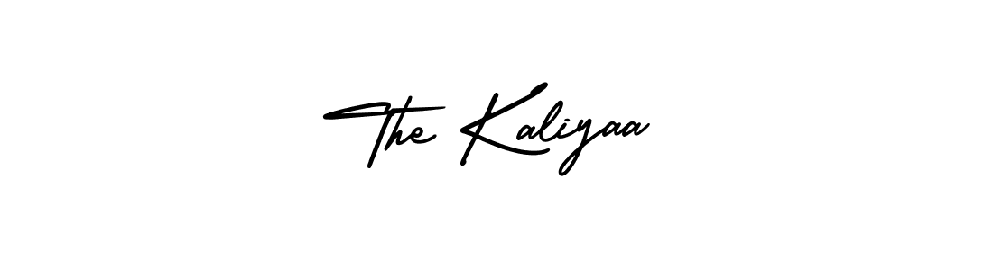 How to Draw The Kaliyaa signature style? AmerikaSignatureDemo-Regular is a latest design signature styles for name The Kaliyaa. The Kaliyaa signature style 3 images and pictures png