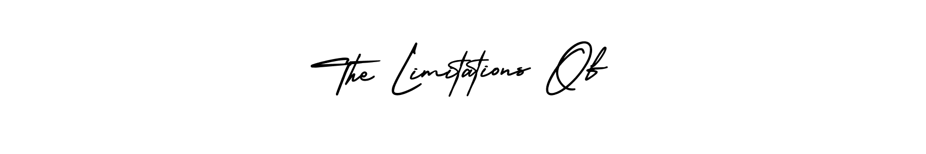 Check out images of Autograph of The Limitations Of name. Actor The Limitations Of Signature Style. AmerikaSignatureDemo-Regular is a professional sign style online. The Limitations Of signature style 3 images and pictures png