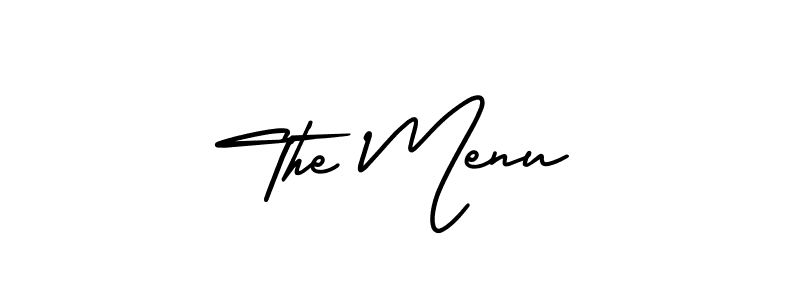 Make a beautiful signature design for name The Menu. Use this online signature maker to create a handwritten signature for free. The Menu signature style 3 images and pictures png