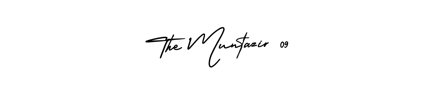 AmerikaSignatureDemo-Regular is a professional signature style that is perfect for those who want to add a touch of class to their signature. It is also a great choice for those who want to make their signature more unique. Get The Muntazir 09 name to fancy signature for free. The Muntazir 09 signature style 3 images and pictures png