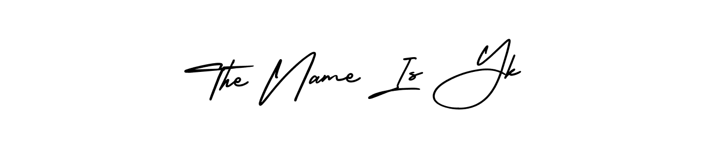 How to make The Name Is Yk signature? AmerikaSignatureDemo-Regular is a professional autograph style. Create handwritten signature for The Name Is Yk name. The Name Is Yk signature style 3 images and pictures png