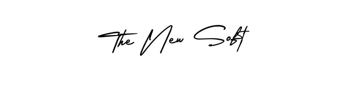 The New Soft stylish signature style. Best Handwritten Sign (AmerikaSignatureDemo-Regular) for my name. Handwritten Signature Collection Ideas for my name The New Soft. The New Soft signature style 3 images and pictures png