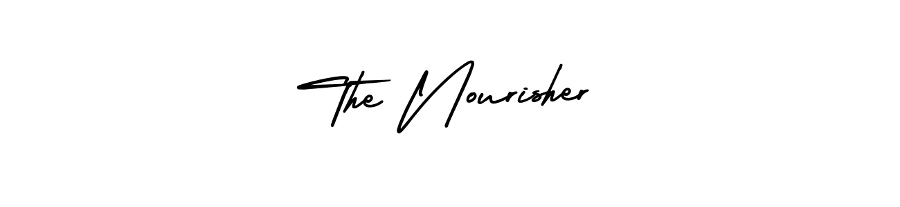Make a beautiful signature design for name The Nourisher. Use this online signature maker to create a handwritten signature for free. The Nourisher signature style 3 images and pictures png