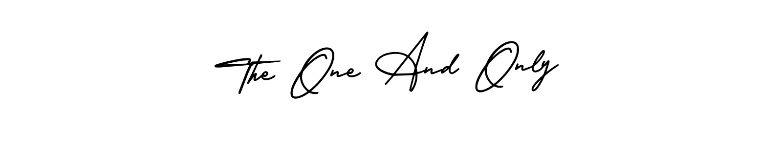 You should practise on your own different ways (AmerikaSignatureDemo-Regular) to write your name (The One And Only) in signature. don't let someone else do it for you. The One And Only signature style 3 images and pictures png